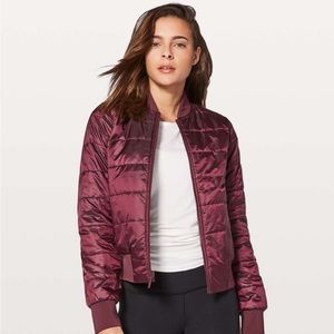 Lululemon nonstop bomber jacket
